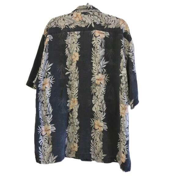 Tommy Bahama 100% Silk Hawaiian Shirt Copyrighted Print Button Up Mens Size XL - Picture 3 of 16